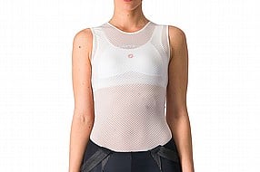 <strong>Limited Color/Sizes</strong><br />White - Small<br />White - Medium<br />White - Large Castelli Womens Pro Mesh Sleeveless Baselayer