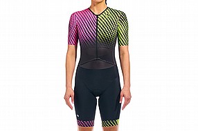 <strong>Limited Color/Sizes</strong><br />ARROW Flue Pink/Fluo Yellow - Medium Giordana Womens VERO Pro TRI Doppio Suit
