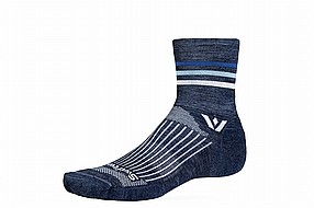 Swiftwick Pursuit Quarter Crew - Stripes