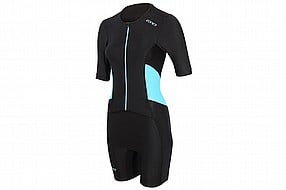 ZONE3 Womens Activate Short Sleeve Full Zip Trisuit