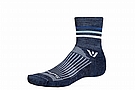Swiftwick Pursuit Quarter Crew - Stripes 3