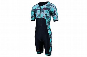 ZONE3 Mens Lava Long Distance Short Sleeve Aero Trisuit