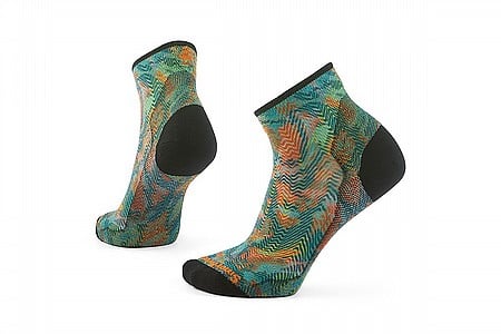 Smartwool Womens Cycle Zero Cushion Jungle Music Ankle Sock