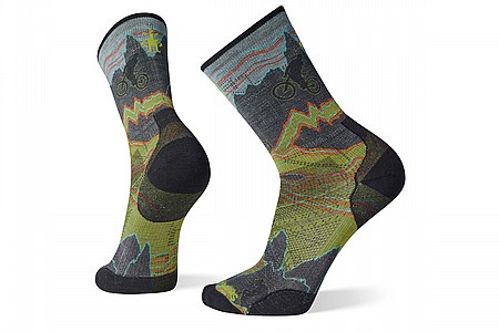 Smartwool Cycle Zero Cushion Print Crew Socks