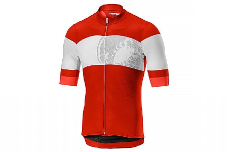 Castelli Mens Ruota Jersey FZ