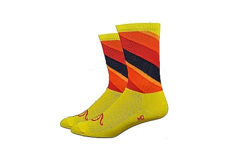 DeFeet Handlebar Mustache Aireator 6 Inch Sock