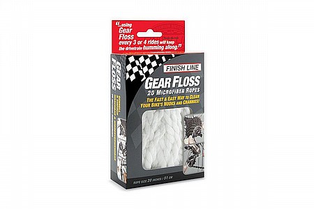 Finish Line Gear Floss Microfiber Cleaning Rope