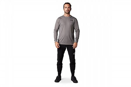 FOX Men's Ranger Font Long Sleeve Jersey - Dark Grey