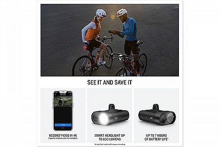introduces Varia Vue, a cycling headlight with a 4K camera