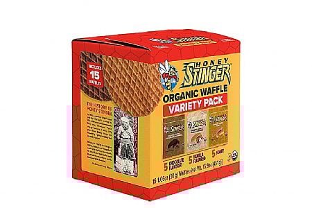 Honey Stinger Organic Stinger Waffle (Mixed Box of 15)