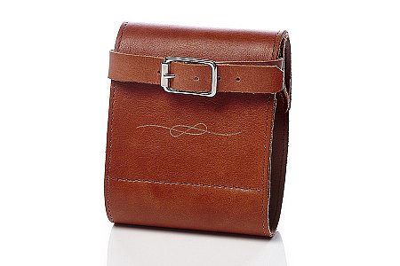 Faraday Bicycles Inc. Leather Top Tube Bag with U-Lock Holder