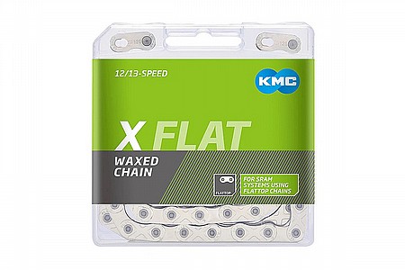 KMC X-Flat Flat-Top Pre-Waxed Road Chain [CN12051]