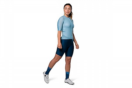 Maillot Cyclisme Femme Pearl Izumi – Sans Manches – Bleu/vert – Taille S – Poches Zippées
