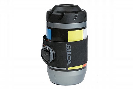 Silca Classic Mondrian Keg Bottle + Hypalon Strap