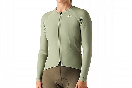 Velocio サイクルジャージ ロングスリーブ 春夏 Sレディース レッド Velocio Womens One Long Sleeve Jersey [WLS0701LP-S]