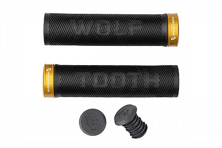 Wolf Tooth Components Echo Lock-On Grips [ECHO-BLK-BLK]