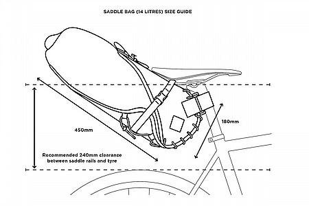 Restrap Saddle Bag [RS_SB1_XLG_BLK]