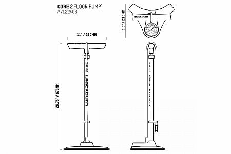 blackburn core 2 floor pump