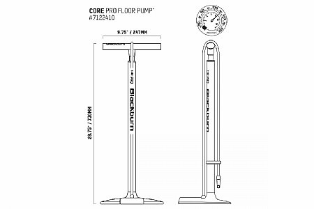 blackburn core pro floor pump