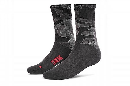 Chrome Crew Length Merino Wool Sock