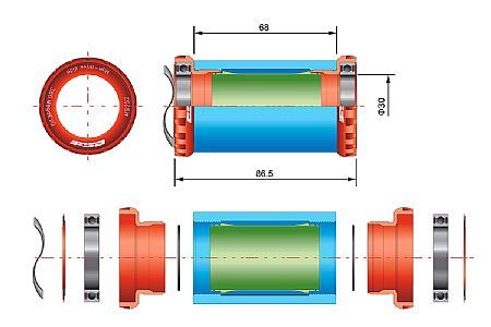 fsa 386 bottom bracket