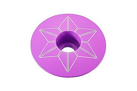 SUPACAZ STAR CAPZ 1-1//8/" POWDER COATED WHITE BICYCLE HEADSET TOP CAP