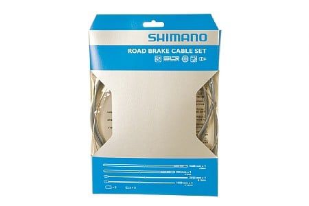 shimano road and mtb brake cable set