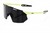 100% Hypercraft SQ Sunglasses  Soft Tact Glow/Black Mirror Lens