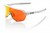 100% S2 Sunglasses Soft Tact Off White - HiPER Red Multilayer Mirror 