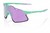 100% Hypercraft Sunglasses Soft Tact Mint/HiPER Lavender Mirror Lens