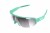POC DO Half Blade Sunglasses Fluorite Green - Violet/Silver Mirror