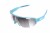 POC DO Half Blade Sunglasses Basalt Blue - Violet/Silver Mirror