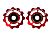 CeramicSpeed Shimano 11s Alloy Pulley Wheel Red