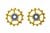 CeramicSpeed Shimano XT/XTR 12s NW Pulley Wheels Gold - 14T Narrow Wide