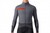 Castelli Mens Beta RoS Jacket Silver Gray/Dark Gray-Red