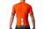 Castelli Mens Entrata VI Jersey Fiery Red/Dark Gray-Ivory