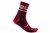 Castelli Mens Prologo 15 Sock Bordeaux/White