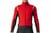 Castelli Mens Alpha RoS 2 Jacket Red/Silver Reflex-Dark Gray