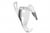 Elite Custom Race Plus Bottle Cage Glossy White/Black Graphic