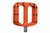 Burgtec MK4 Composite Flat Pedals Iron Bro Orange
