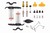 Jagwire Elite Mineral Oil Bleed Kit Shimano, Magura, and Tektro Adapters