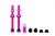 Muc-Off Tubeless Valve Stems Pink