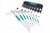 Park Tool THH-1 Sliding T-Handle Hex Wrench Set 