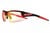 Tifosi Crit Sunglasses Black/Red - Clarion Red Fototec Lenses