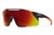 Smith Attack MAG MTB Sunglasses Matte Black Cinder - ChromaPop Red Mirror Lenses