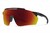 Smith Ruckus PivLock Sunglasses Matte Black - ChromaPop Red Mirror Lenses