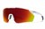 Smith Ruckus PivLock Sunglasses Matte White - ChromaPop Red Mirror Lenses