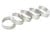 Wheels Mfg Aluminum Headset Spacers  Silver