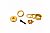 Wolf Tooth Components Anodized Bling Kit Gold