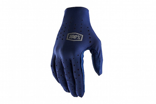 100% Sling Long Finger Gloves Navy
